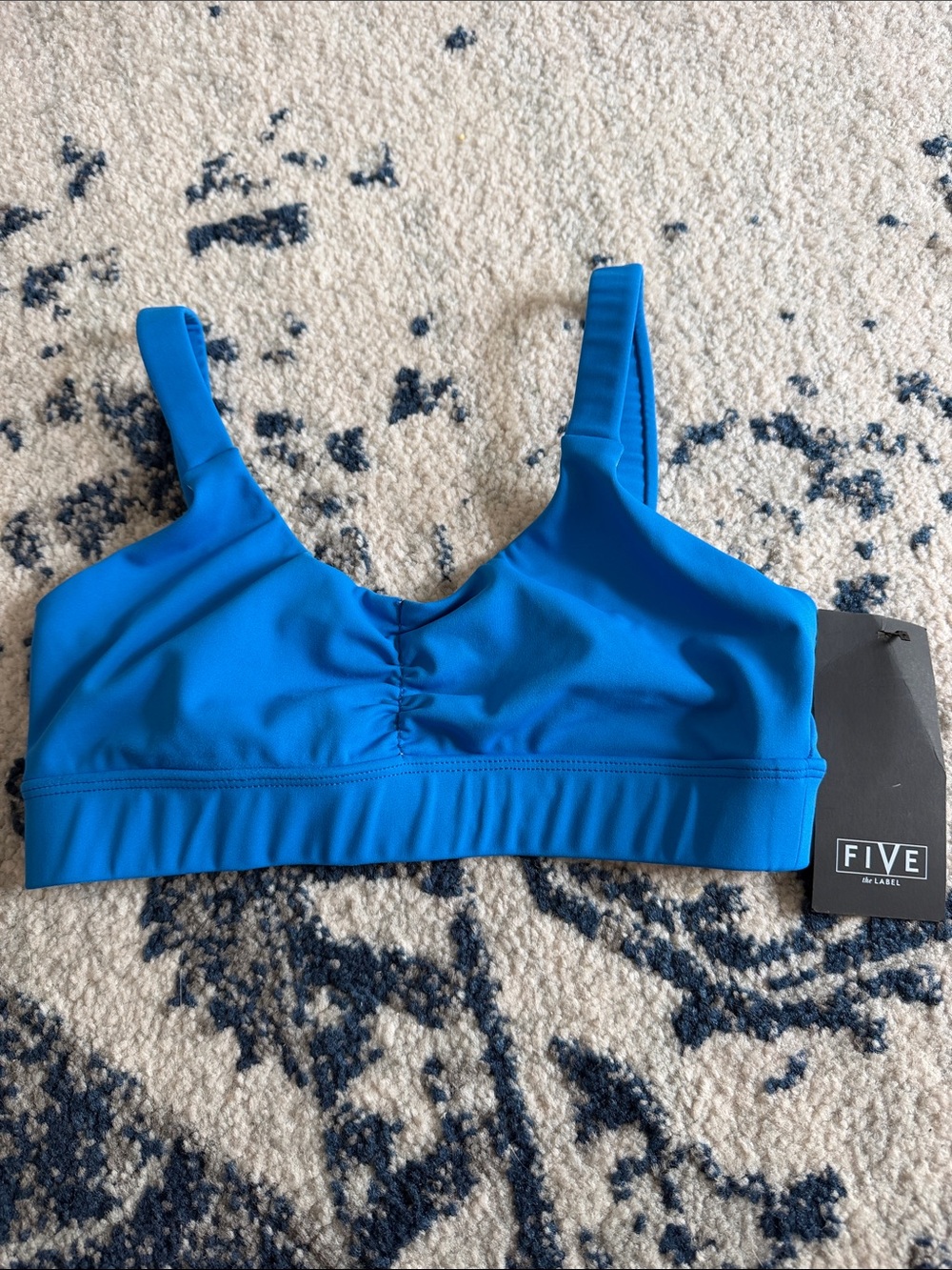 FIVE by Label Kids Dance Bralette - Bright Blue